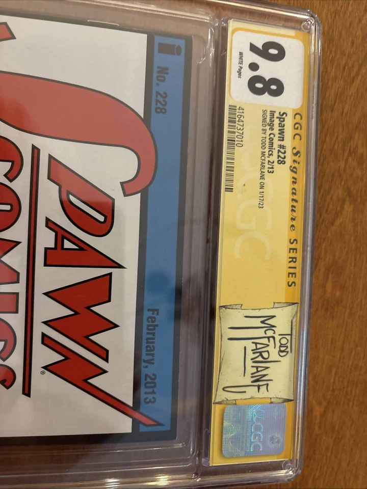 Spawn (2017) # 228 (CGC 9.8 SS) Signed Todd McFarlane * Image Comics - Image 3 of 4