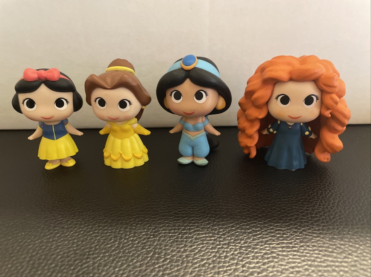 Funko Mystery Mini Disney Princess Lot, Jasmine, Belle, Snow White
