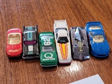 Hot Wheels 90s Lot Used Set Of 6 Shadow Jet Dragster Mazda Quaker State