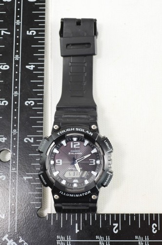 Casio Men's Watch AQS810W Illuminator Tough Solar 46mm Black Resin 5208 Analog - Picture 2 of 17