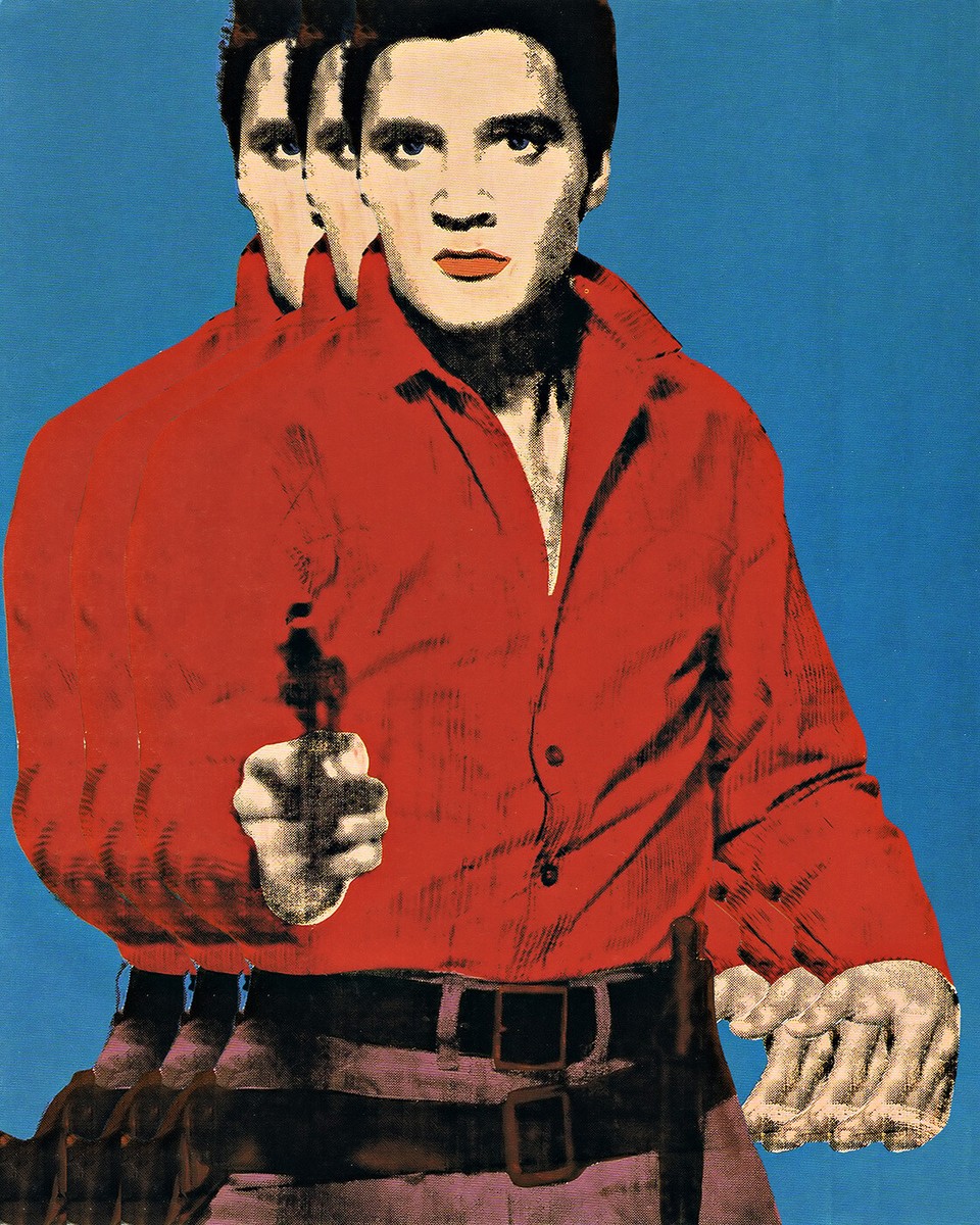 ポスター BE@RBRICK Andy Warhol's ELVIS PRESLEY Be@rbrick Andy Warhol's Elvis Presley 1000% Collectible