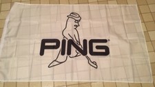 PING 3x5 FLAG W/ GROMMETS FREE SHIPPING MAN CAVE HITTING BAY TIGER