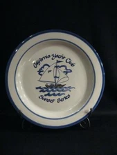 LOUISVILLE STONEWARE CALIFORNIA YACHT CLUB SUNSET SERIES 1st PLACE AWARD PLATE