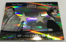 2007 Donruss Americana Co-Stars Relic Card Ernest Borgnine/Debbie Reynolds#17/25