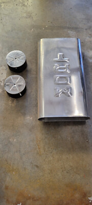 MORT Vintage tunnel ram supercharger Scoop dual carb spark arrestor pro street