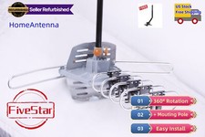 Upgraded HDTV Outdoor Antenna 360 Rotation Amplified Digital HD 4K 1080P