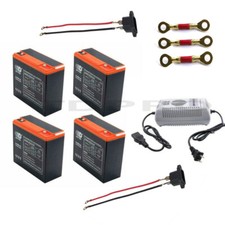 2/3/4pcs 12V 24Ah 6-DZM-20 Battery For Electric Bike Golf Cart Go Kart Buggy ATV