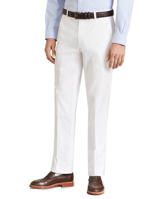 Brooks Brothers Mens White Clark Fit 
