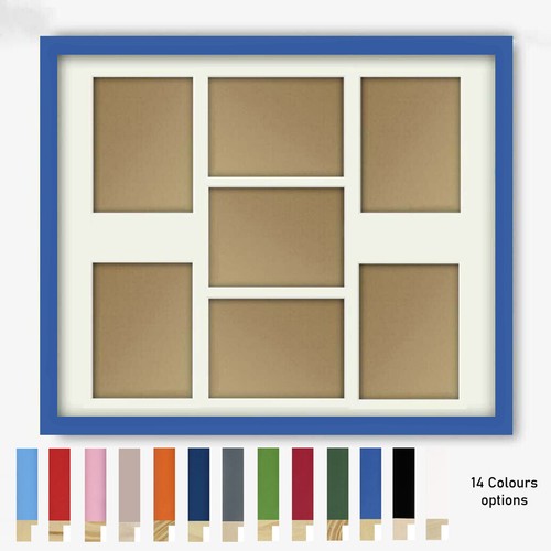 Farbbereich Splash Multi 6x4" Blende Collage Bilderrahmen & Halterung  - Bild 9 von 14