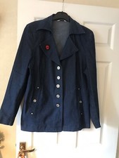 Elvi Blue Denim Jacket Size 18