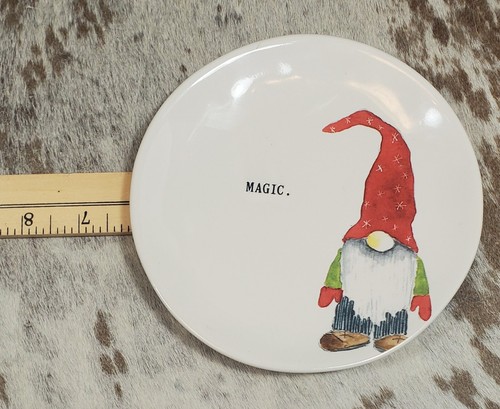 RAE DUNN Artisan Collection by Magenta "MAGIC." with Gnome Small 6" Plate #181 - Picture 3 of 3