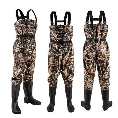Waterproof Chest Wader Wading Pants with Boots Hunting & Fly Fishing Waders