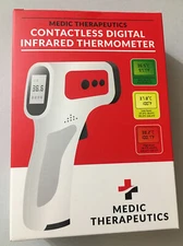 Medic Therapeutics Dual Mode Contactless Digital Infrared Thermometer Sealed Box