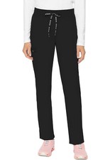 Med Couture Scrubs Women's Jersey Waist Yoga Pant MC7725 BLK Black Free Ship