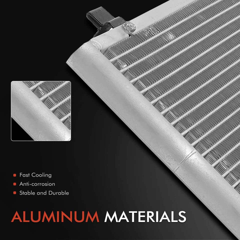 Condensador de aire acondicionado con soporte para Nissan Altima 1993 1994 1995 1996-1997 L4 2,4 L Foto 2 de 4