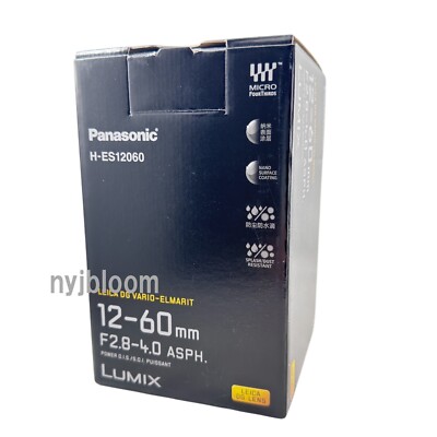 New Panasonic LEICA DG VARIO-ELMARIT 12-60mm F2.8-4.0 Power OIS