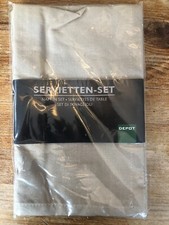 Servietten-Set DEPOT, 2-teilig 100% Baumwolle - Elegante Tischdeko 45 x 45 cm