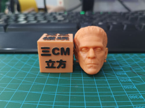 1/6 1/12 1/18 Scultura testa Frankenstein scolpita per action figure maschili giocattoli corpo - Foto 7 di 8