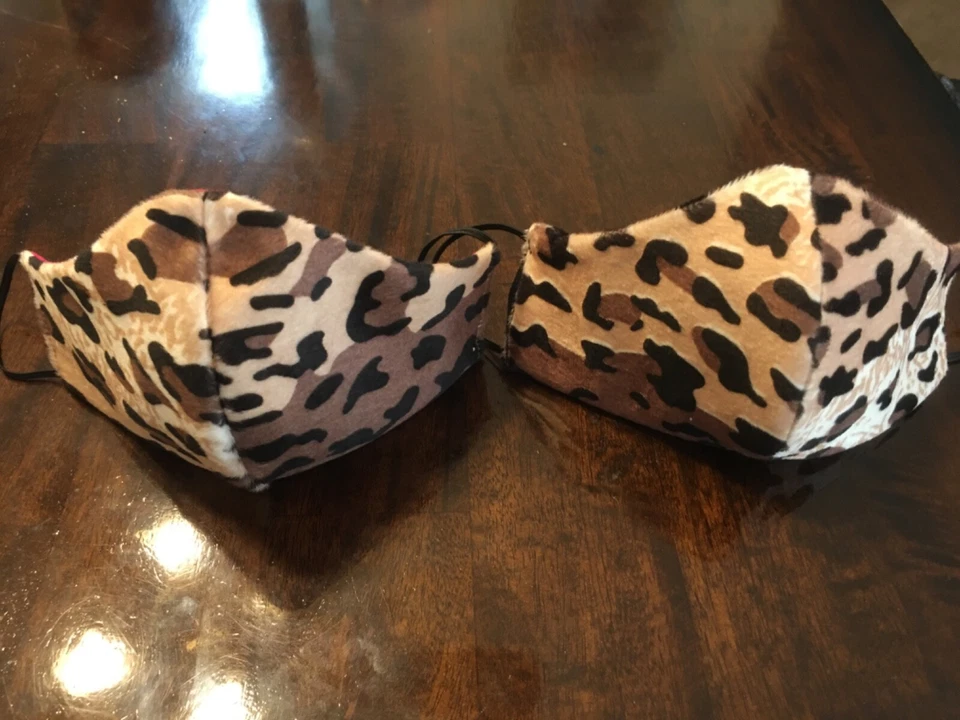 Mask Leopard print High Quality Made In USA New in package. Reversible Also.  - Image 4 of 4