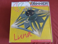 Weihnachtsbaumständer / Christbaumständer, Luna, Metall, grün und gold