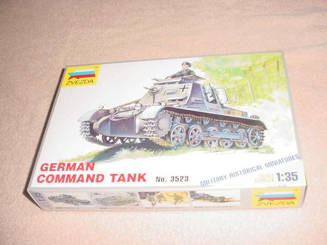 ZVEZDA Model Kit # 3523 GERMAN Panzer I Command Tank 1:35 scale  (NIB)