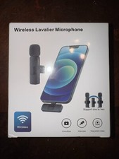 Lavalier Microphone Wireless Audio Video Recording Mini Mic For Android/iPhone