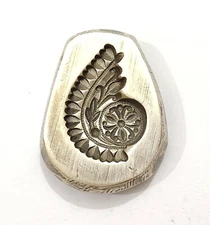 Vintage Bronze Jewelry Die Mold/Mould India Hand Engraved For Jewellery Making