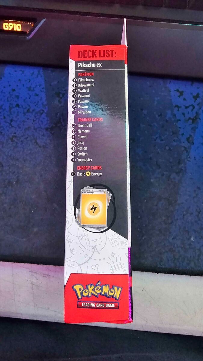 NEW PAX WEST 24 Play Lab Deck Pikachu EX Charizard EX NEW PAX WEST 24 Play Lab Deck Pikachu EX Charizard EX