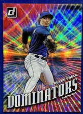 2019 Panini Donruss BLAKE SNELL Dominators Red Parallel /149