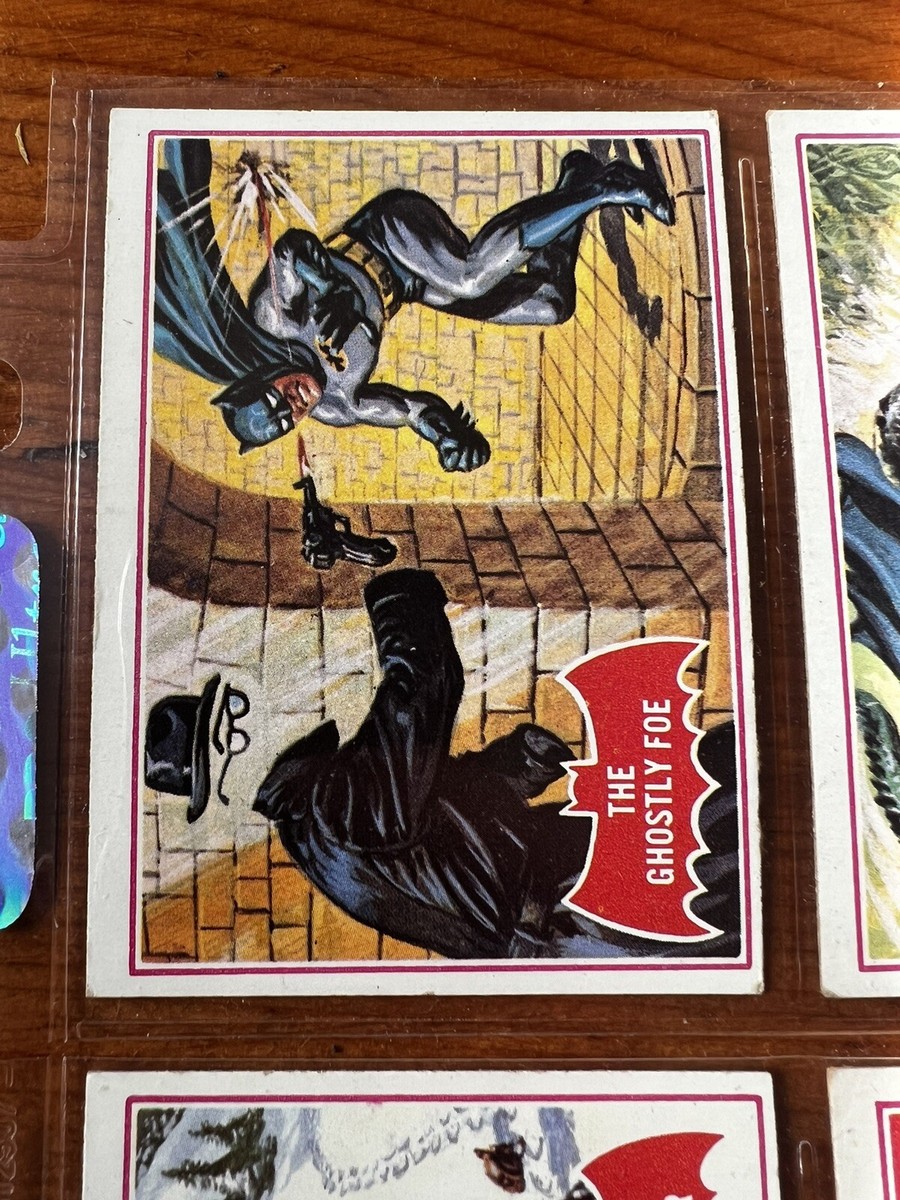 Vintage Topps 1966 Batman Trading Cards complete red set Mid grade