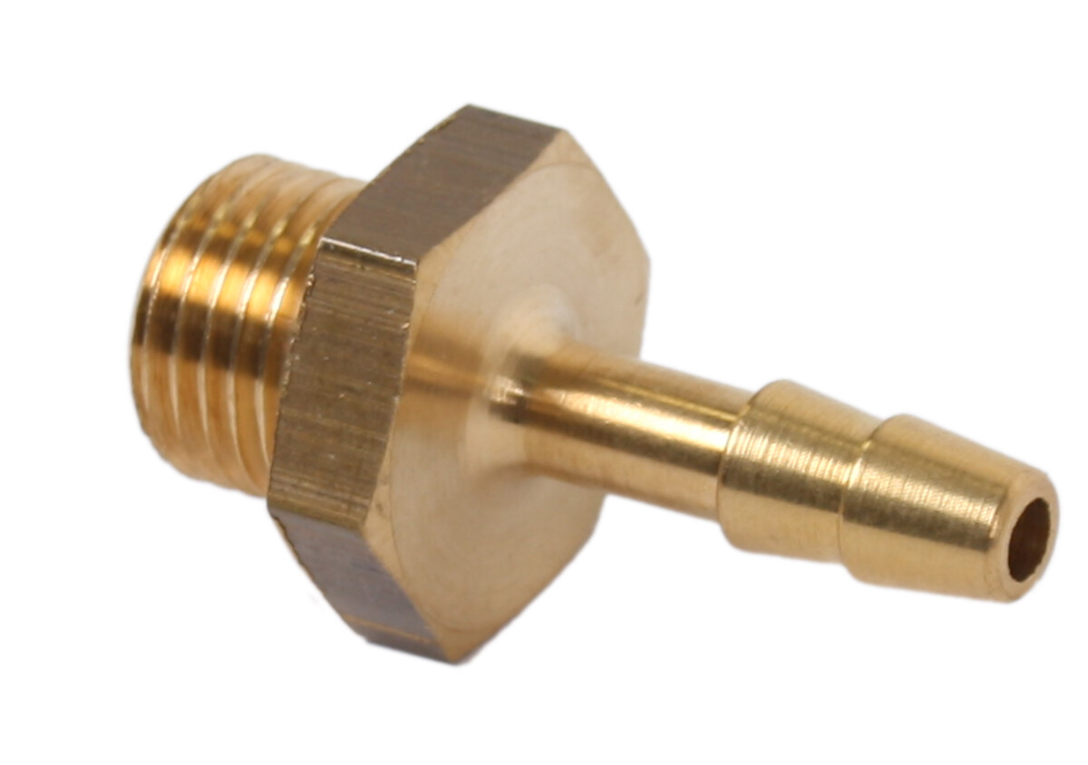 Schlauchanschluss M10x1 Gerade – 4mm, Kunststoff, Für Schlauchverbindungen