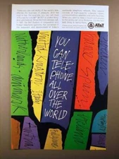 1967 AT&T Telephone Ad - All Over the World