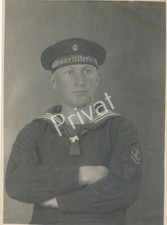 Foto PK WK I Kaiserliches Heer Küstenartillerie Solat Uniform K1.66