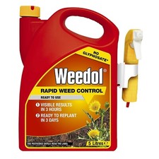 Image of Weedol Rapid Weedkiller Liquid Concentrate Weed Killer Pathclear Sprayer 5L