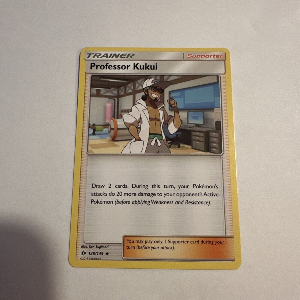 pokemon trainer card professor kukui Sun and Moon (Base Set) 148/149 (Full Art) Supporter All Pokmon TCG card images The Pokmon Company Pokemon Sun and Moon Professor