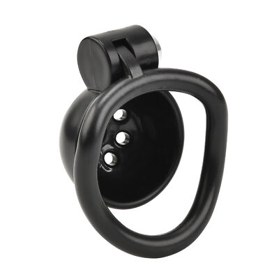 Padlock Adult-toys Short Push Black Male Chastity Cage - Includes