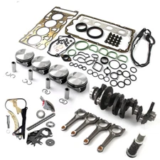 N46 2.0L Engine Rebuild Crankshaft / Rod / Piston / Gasket / Timing Kit For BMW