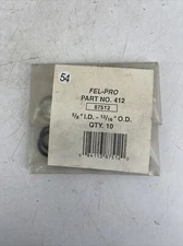 LOT OF 10 Engine Oil Filter Stand Pipe O-Ring-Mounting O-Ring Fel-Pro 412