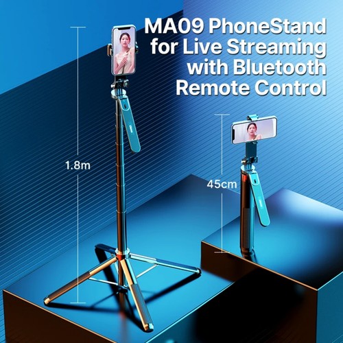Ulanzi MA09 Bluetooth Remote Control Selfie Stick Tripod for Camera Phone - Picture 6 of 9