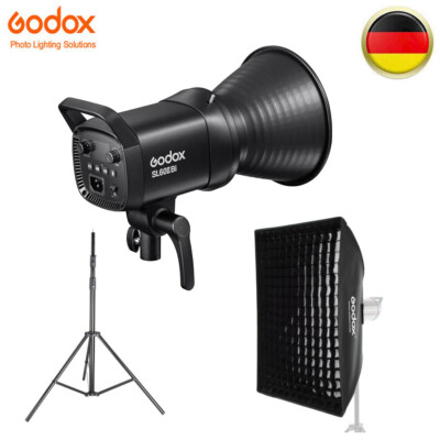 Godox SL60IIBi Bi-Colour Daylight Continuous Light+60*90cm Softboxen+ Stativ
