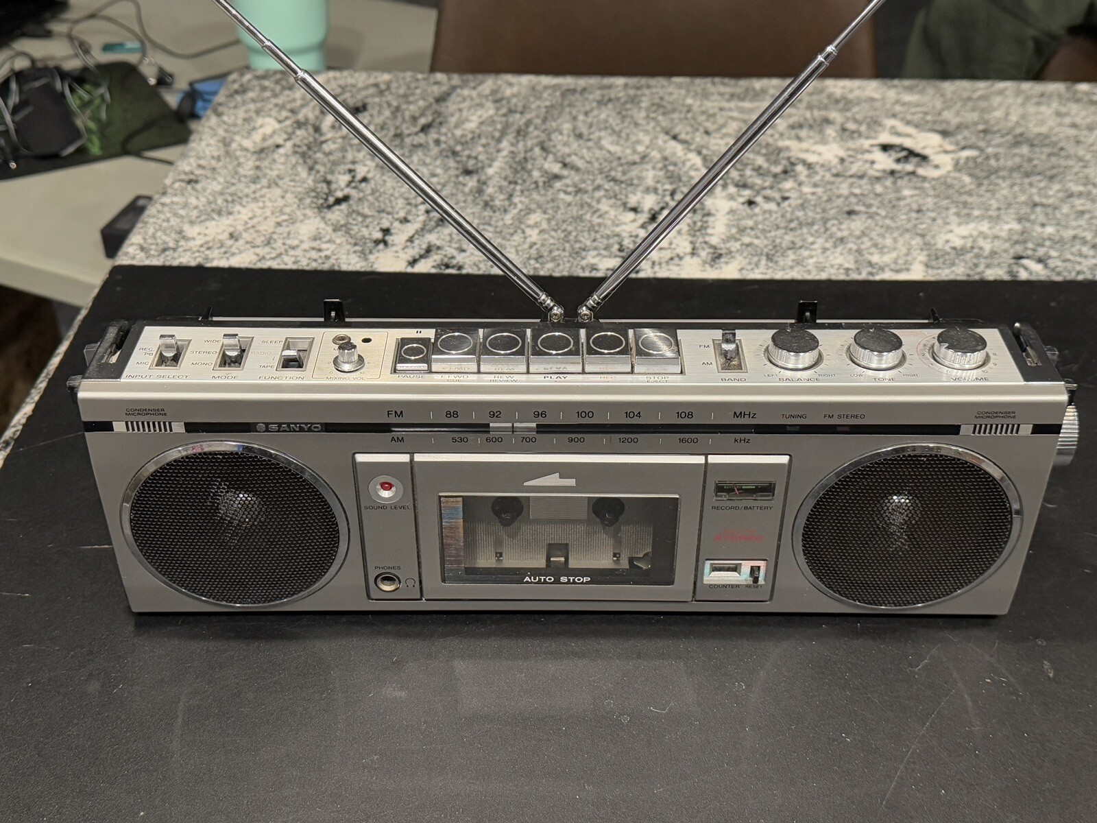 Sanyo M-7700 vintage audio equipment - eBay listing photo 1