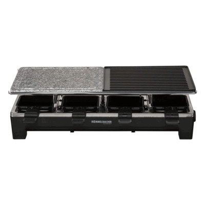 Rommelsbacher RCS 1350 Raclette Grill Alu-Druckguss Wende-Grillplatten