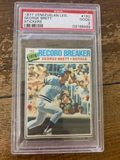 1977 Topps Venezuelan League Stickers George Brett #162  PSA 2 GD HOF VENEZUELA 