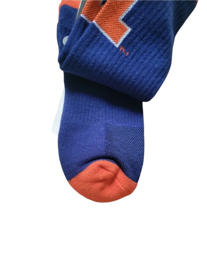 Top Sox Calcetines Zephyr Illnois Fighting IIIini 1 par Calcetines: 10-13 Ajuste Nuevo  Foto 4 de 4