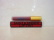 LIPSTICK QUEEN SAINT & SINNER LIP TINT DEEP RED 0.14 OZ BOXED