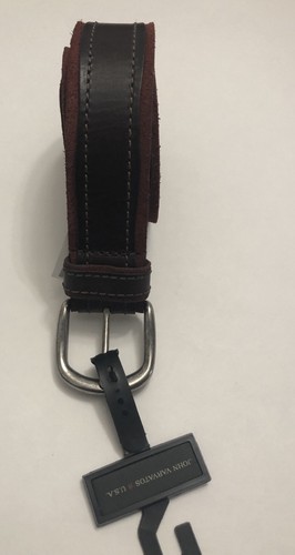 John Varvatos braun Federrand Saff Gürtel Herren Größe M 34 - 36 - Bild 2 von 9