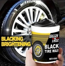 Black Tire Shine Wax 150g Gloss Tire Dressing Uv Protection Long Lasting Polish Black Tire Shine Wax 150g Gloss Tire Dressing Uv Protection Long Lasting Polish