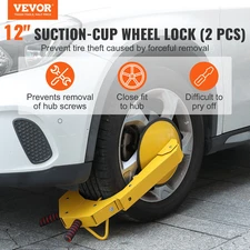 Wheel Lock Clamp - Heavy-Duty Anti Theft Tire Lock