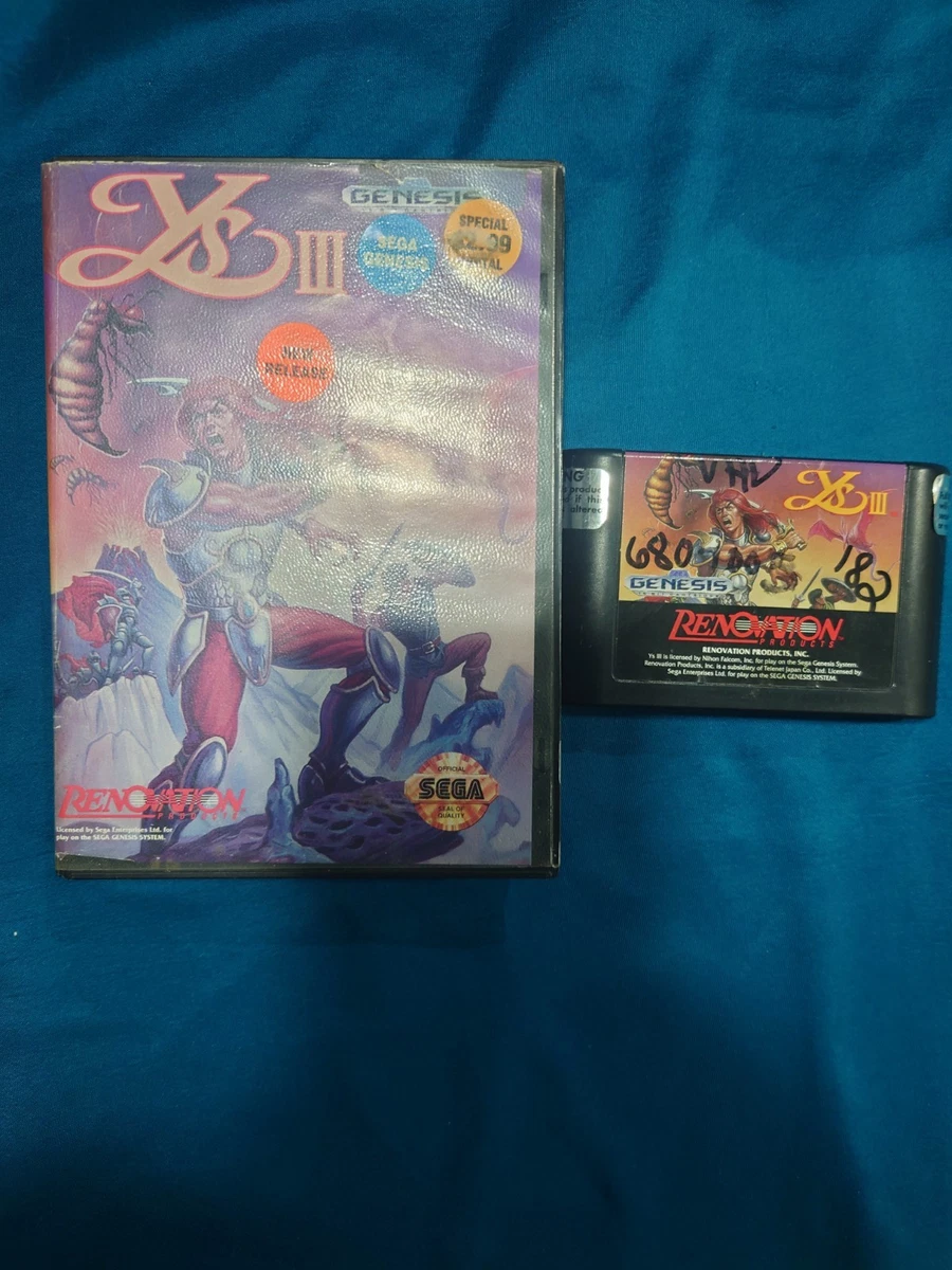 Ys III: Wanderers From Ys Video Games for sale | eBay
