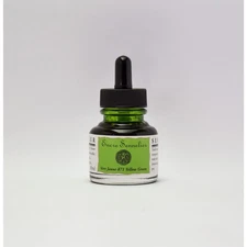 30ml Bottle of Calligraphy Drawing Ink Art Pigment Ink Yellowish Green